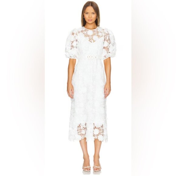 Zimmermann Dresses & Skirts - Zimmermann Halliday White Lace Dress - SIZE 2 (6-8)